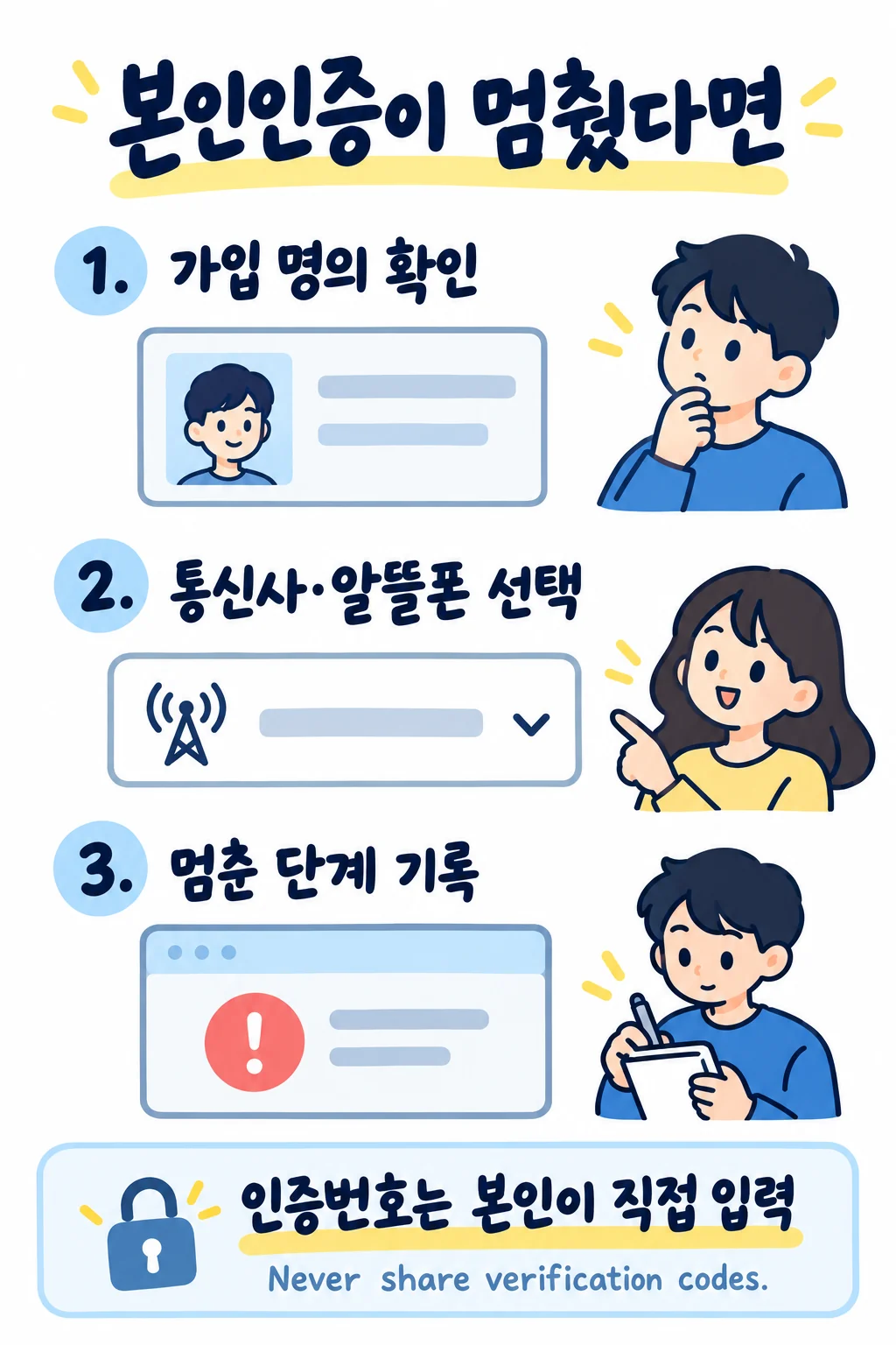 1. 이름을 임의로 줄이지 마세요
